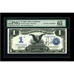 A.U. Wyman Courtesy Autograph Fr. 230 $1 1899