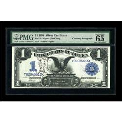 J.W. Whelpley Courtesy Autograph Fr. 230 $1 1899