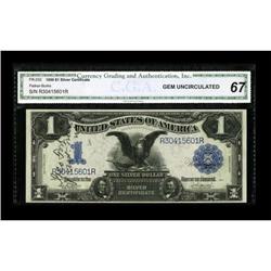 Geo. Fort Courtesy Autograph Fr. 232 $1 1899