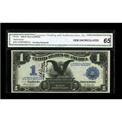 Courtesy Autograph Fr. 233 $1 1899 Silver