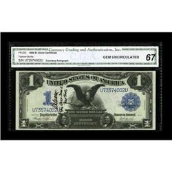 Courtesy Autograph Fr. 233 $1 1899 Silver