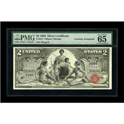 D.N. Morgan Courtesy Autograph Fr. 247 $2 1896