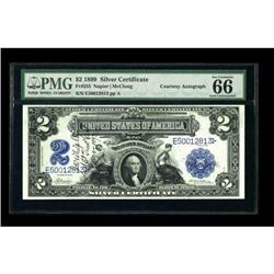 J.W. Whepley Courtesy Autograph Fr. 253 $2 1899