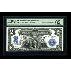 J.W. Whelpley Courtesy Autograph Fr. 253 $2 1899