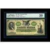 Fr. 6 $10 1861 Demand Note PMG Very Fine 30.