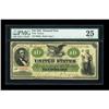 Fr. 6 $10 1861 Demand Note PMG Very Fine 25.