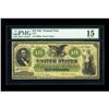 Fr. 7 $10 1861 Demand Note PMG Choice Fine 15.