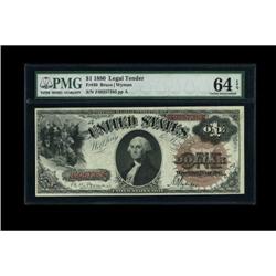 Fr. 30 $1 1880 Legal Tender PMG Choice