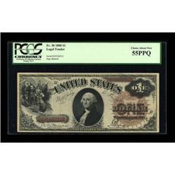 Fr. 30 $1 1880 Legal Tender PCGS Choice About