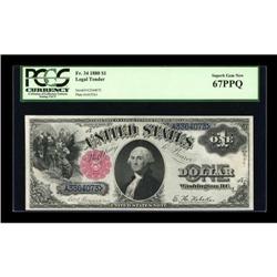 Fr. 34 $1 1880 Legal Tender PCGS Superb Gem New