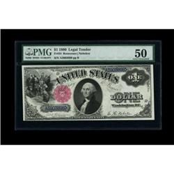 Fr. 34 $1 1880 Legal Tender PMG About