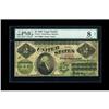 Image 1 : Fr. 41a $2 1862 Legal Tender PMG Very Good 8