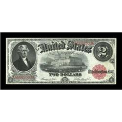 Fr. 57 $2 1917 Legal Tender Choice New.