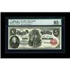 Image 1 : Fr. 81 $5 1880 Legal Tender PMG Gem Uncirculated