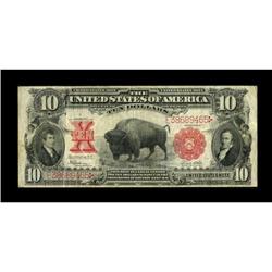 Fr. 122 $10 1901 Legal Tender Fine-Very Fine.