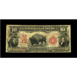 Fr. 122 $10 1901 Legal Tender Very Good.