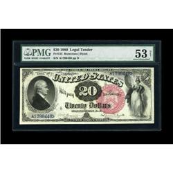 Fr. 135 $20 1880 Legal Tender PMG About