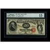 Fr. 147 $20 1880 Legal Tender PMG Choice Fine