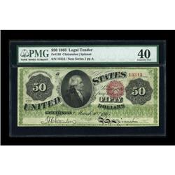 Fr. 150 $50 1863 Legal Tender PCGS Extremely