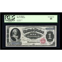 Fr. 215 $1 1886 Silver Certificate PCGS