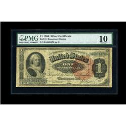 Fr. 218 $1 1886 Silver Certificate PMG Very Good