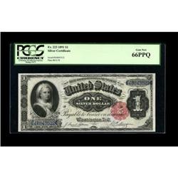 Fr. 223 $1 1891 Silver Certificate PCGS Gem New