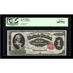 Fr. 223 $1 1891 Silver Certificate PCGS Gem New