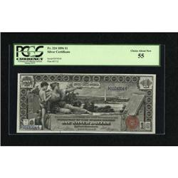 Fr. 224 $1 1896 Silver Certificate PCGS Choice