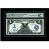 Fr. 233 $1 1899 Silver Certificate PMG Superb