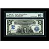 Image 1 : Fr. 255 $2 1899 Silver Certificate PMG Gem