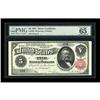 Image 1 : Fr. 266 $5 1891 Silver Certificate PMG Gem