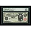 Image 1 : Fr. 267 $5 1891 Silver Certificate PMG Gem