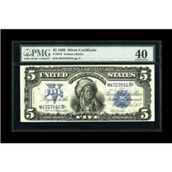 Fr. 278 $5 1899 Silver Certificate PMG Extremely