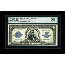 Fr. 282 $5 1923 Silver Certificate PMG Very Fine