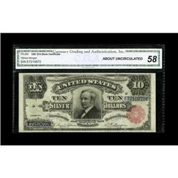 Fr. 299 $10 1891 Silver Certificate CGA About