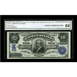 Fr. 304 $10 1908 Silver Certificate CGA Choice