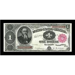 Fr. 350 $1 1891 Treasury Note Very Choice New.