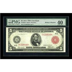 Fr. 835b $5 1914 Red Seal Federal Reserve Note