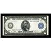 Fr. 887a $5 1914 Federal Reserve Note About New.