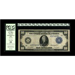Fr. 907a* $10 1914 Federal Reserve Star Note