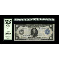 Fr. 911a* $10 1914 Federal Reserve Star Note