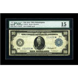 Fr. 914 $10 1914 Federal Reserve Note PMG Choice