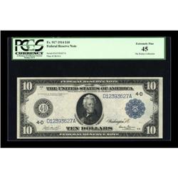Fr. 917 $10 1914 Federal Reserve Note PCGS