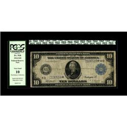 Fr. 918* $10 1914 Federal Reserve Star Note PCGS