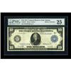 Fr. 927b $10 1914 Federal Reserve Note PMG Very