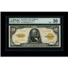 Image 1 : Fr. 1200 $50 1922 Mule Gold Certificate PMG Very