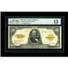 Image 1 : Fr. 1200 $50 1922 Gold Certificate PMG Choice
