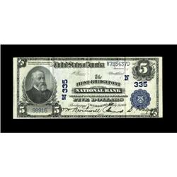 Bridgeport, CT - $5 1902 Plain Back Fr. 600 The