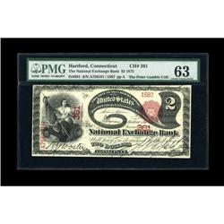Hartford, CT - $2 1875 Fr. 391 The National
