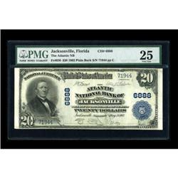 Jacksonville, FL - $20 1902 Plain Back Fr. 650